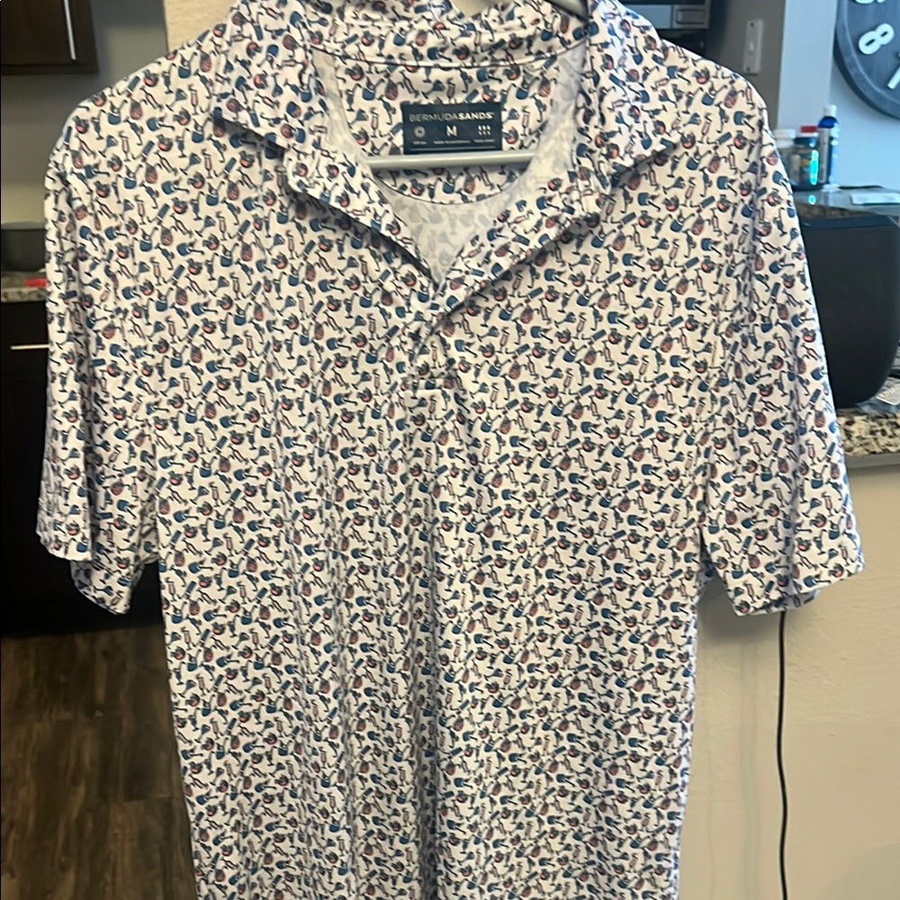 Bonobos White and Blue Polo Shirt for Casual Wear